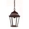 Homeroots 14 x 9.5 x 9.5 in. Richmond 1-Light Burled Walnut Hanging Light 398004 - alternate 3